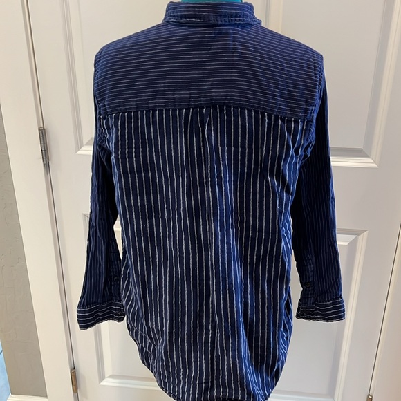 Madewell Pin Stripe Shirt - Picture 9 of 15